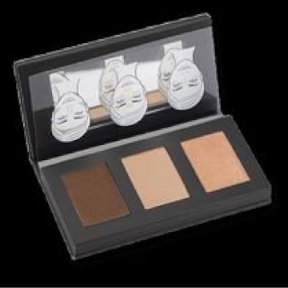 Younique Bronzer & Contour Palette Brown Cream Matte Finish